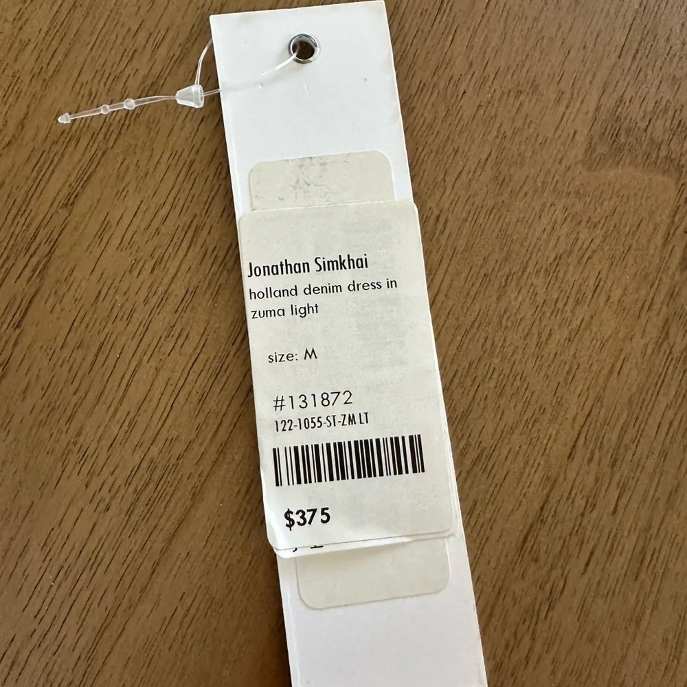 Jonathan Simkhai Blue Ruffled Tiered A-Line Dress - Picture 6 of 8